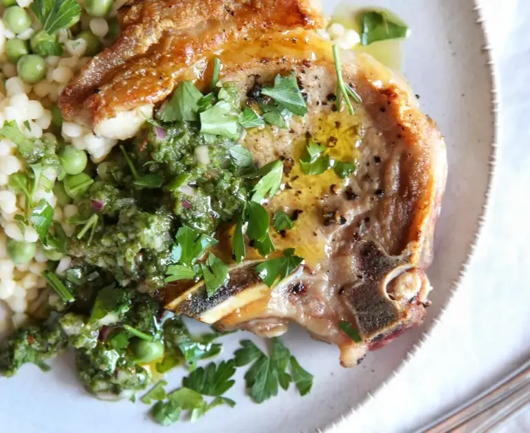 Chimichurri Steak with Couscous Salad